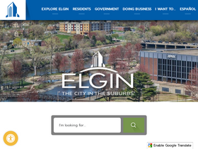 'cityofelgin.org' screenshot
