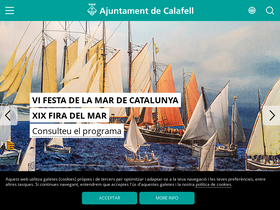 'calafell.cat' screenshot