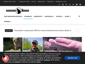 'zwiadowcahistorii.pl' screenshot