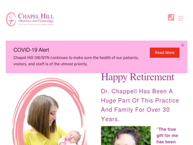 'chapelhillobgyn.com' screenshot