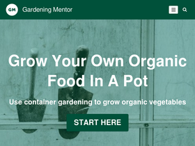 'gardeningmentor.com' screenshot
