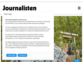 'journalisten.no' screenshot