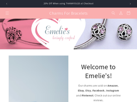 charmsforbracelets.co.uk homepage screenshot