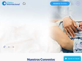 'clinicainternacional.com.pe' screenshot