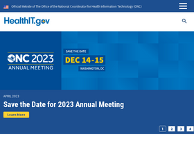'healthit.gov' screenshot