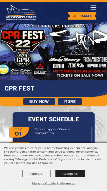mscoastcoliseum.com