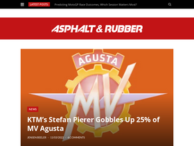 'asphaltandrubber.com' screenshot