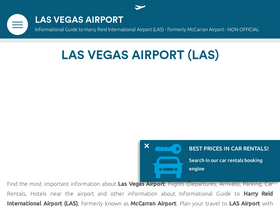 'las-vegas-airport.com' screenshot