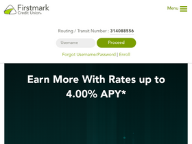 'firstmarkcu.org' screenshot