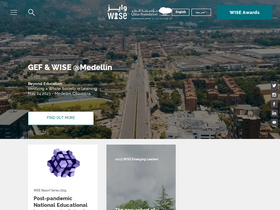 'wise-qatar.org' screenshot