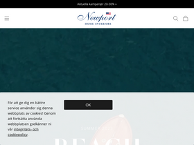 'newport.se' screenshot