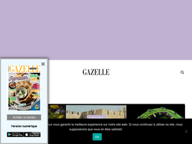'gazellemag.com' screenshot