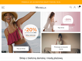 'maybella.pl' screenshot