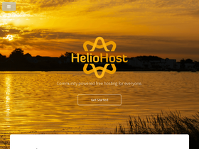 'heliohost.org' screenshot