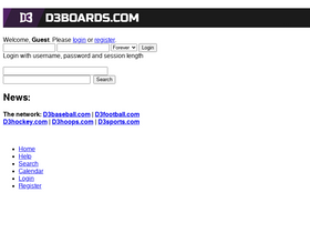 'd3boards.com' screenshot