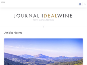 'idealwine.net' screenshot