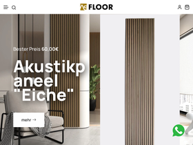 asfloor.de homepage screenshot