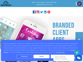 'saloncloudsplus.com' screenshot