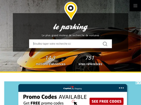 'leparking.fr' screenshot