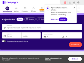 'despegar.com.mx' screenshot