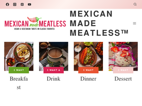 'mexicanmademeatless.com' screenshot