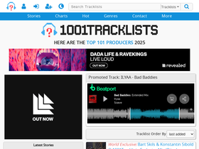 '1001tracklists.com' screenshot