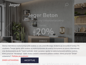 'jeger.pl' screenshot