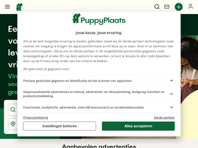 'puppyplaats.nl' screenshot