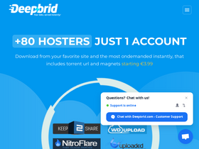 'deepbrid.com' screenshot