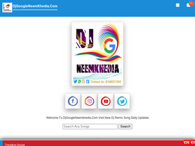 'djgoogleneemkhedia.com' screenshot