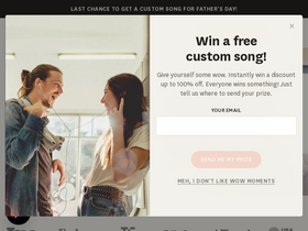 'songfinch.com' screenshot