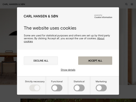 'carlhansen.com' screenshot