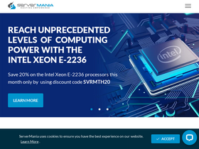 'servermania.com' screenshot
