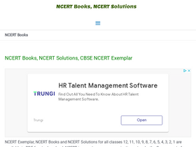'ncertbooks.solutions' screenshot