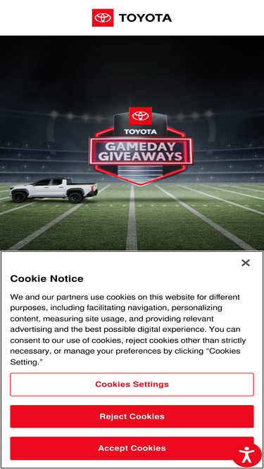 toyotasgamedaygiveaways.com