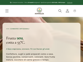 Minnelea homepage screenshot