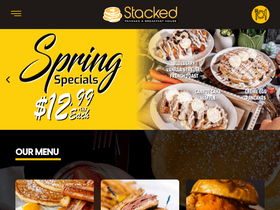 'stackedpancakehouse.ca' screenshot