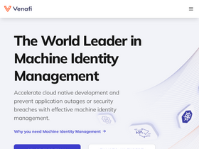 'venafi.com' screenshot