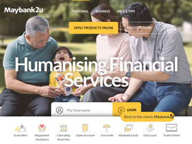 'maybank2u.com.my' screenshot