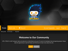 'udevstudio.com' screenshot