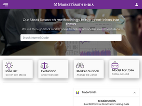 'marketsmithindia.com' screenshot