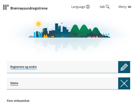 'brreg.no' screenshot
