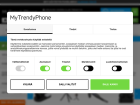 'mytrendyphone.fi' screenshot