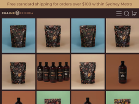 chaime.com.au homepage screenshot