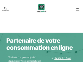 'testavis.fr' screenshot
