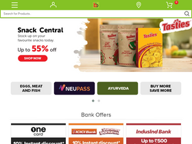 'bigbasket.com' screenshot