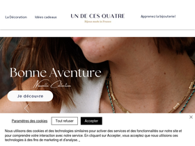 Un De Ces Quatre homepage screenshot