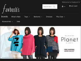 'fawbushs.com' screenshot
