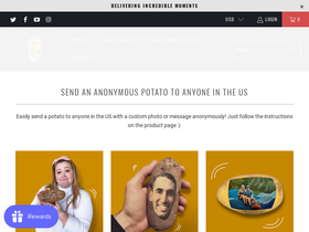 anonymouspotato.com homepage screenshot