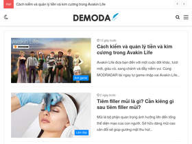 'demoda.vn' screenshot